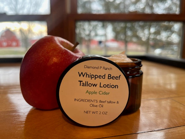 Whipped Beef Tallow Lotion  - Apple cider